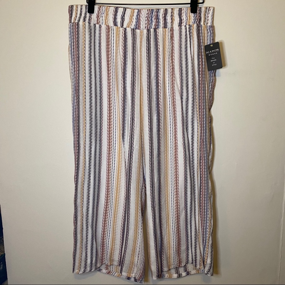 ✨zac & rachel woman striped gauze pants✨